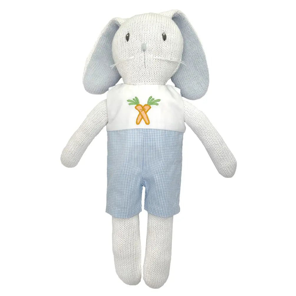 Knit Bunny Doll with Embroidered Romper | Petit Ami Boys Spring ...