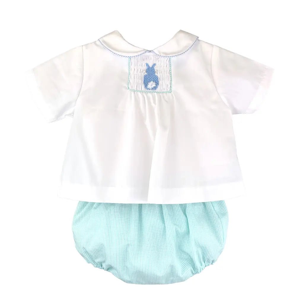 Smocked Bunny Diaper Set | Petit Ami Boy's Spring & Summer – Petit Ami ...