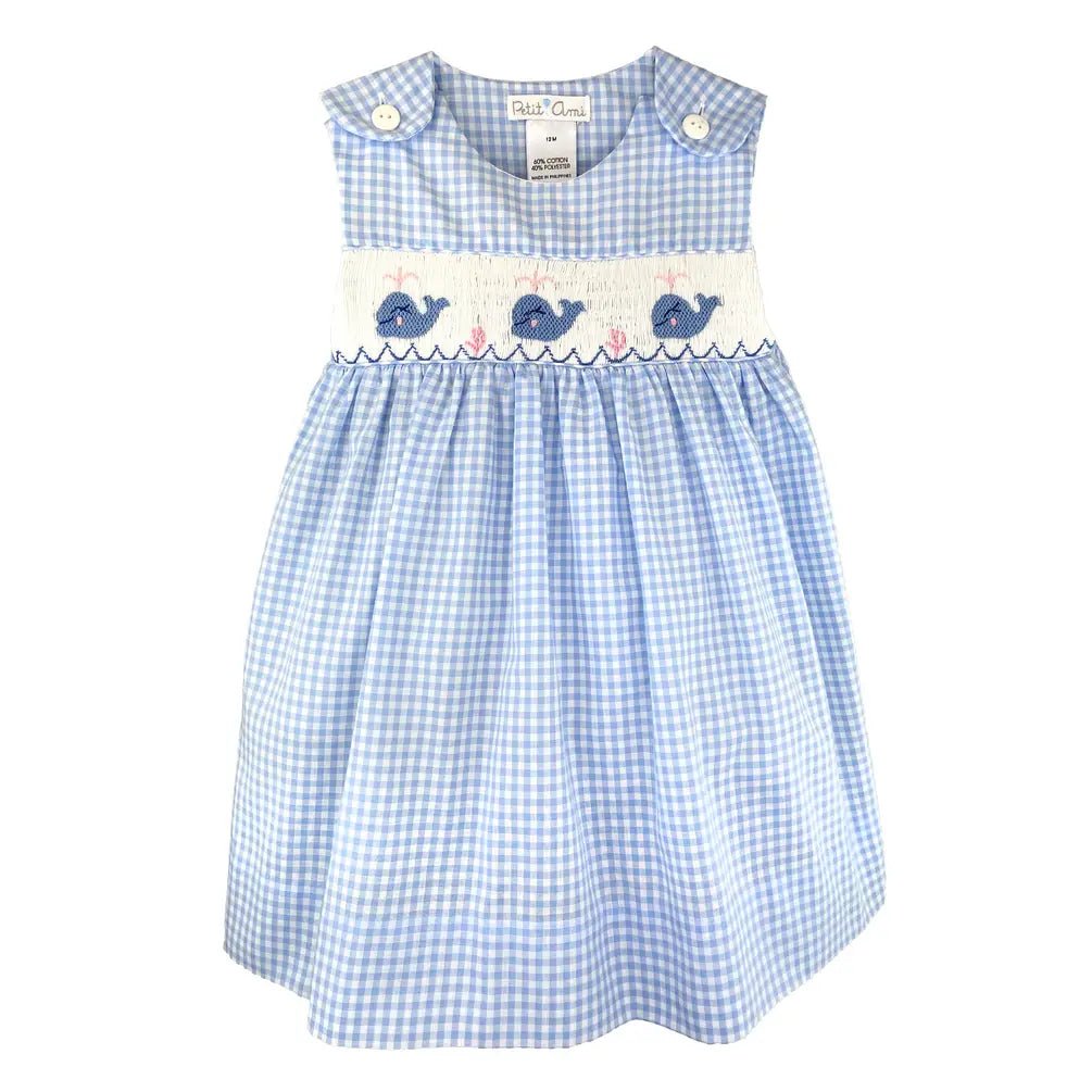 Whale Picture Smocked Sundress | Petit Ami Girl's Spring & Summer ...